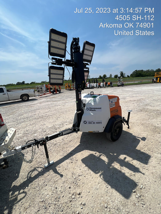 2023 Generac MLT2 Diesel, Flex Switch 120V Input, Powerzone Controller, (4) 320W LED Lights, 4kW Generator, 39.9 Gal Fuel Tank, 2" Ball, T3