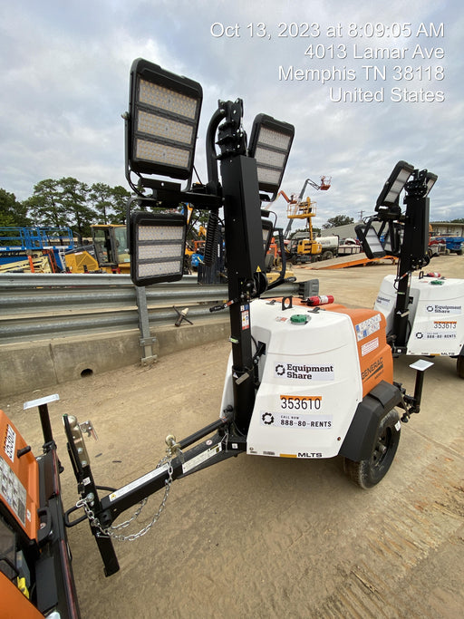 2023 Generac MLT2 Diesel, Flex Switch 120V Input, Powerzone Controller, (4) 320W LED Lights, 4kW Generator, 39.9 Gal Fuel Tank, 2" Ball, T3