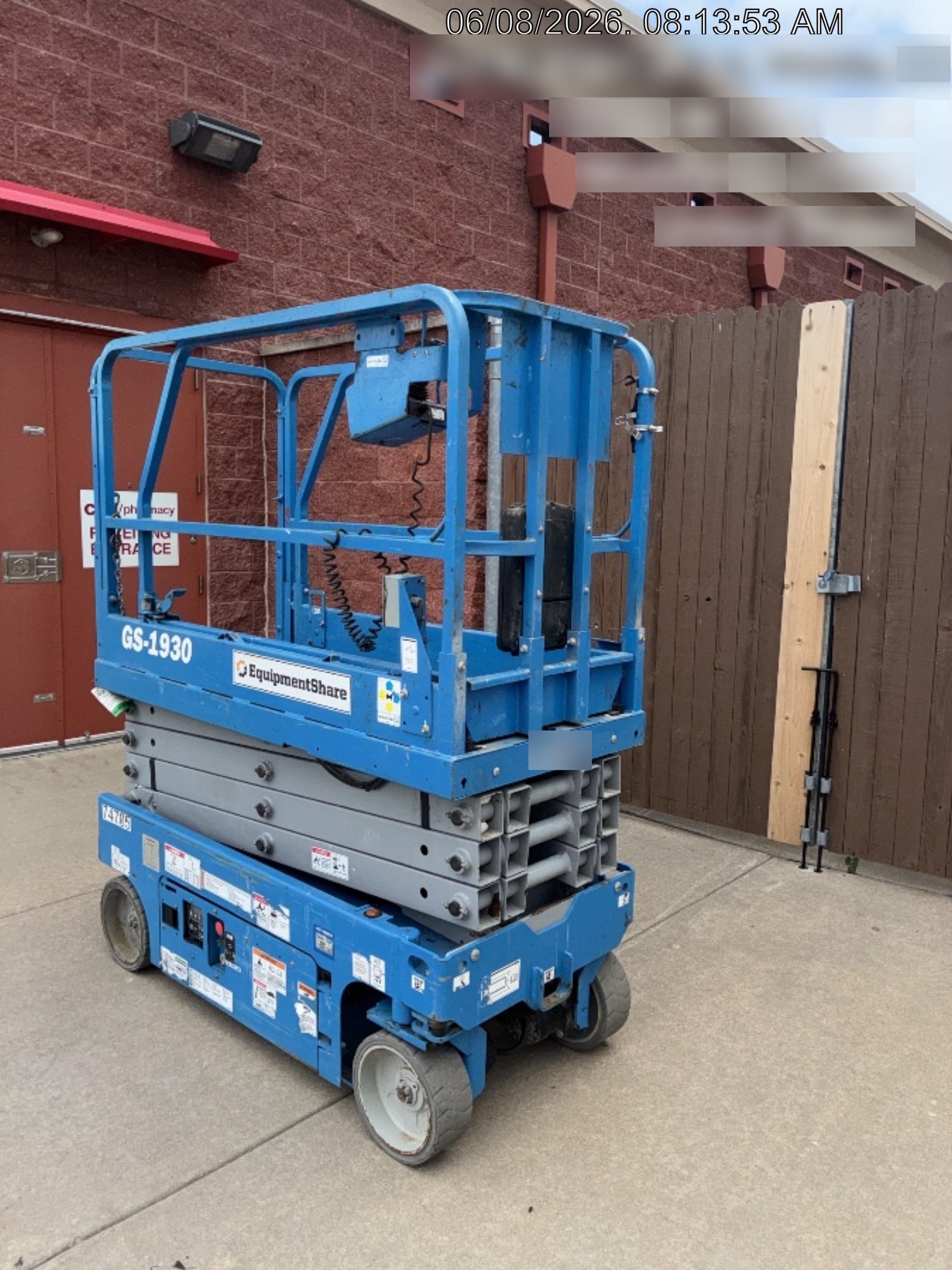 2020 Genie GS-1930 Fixed rails with chain entry gate - Pre A92.20