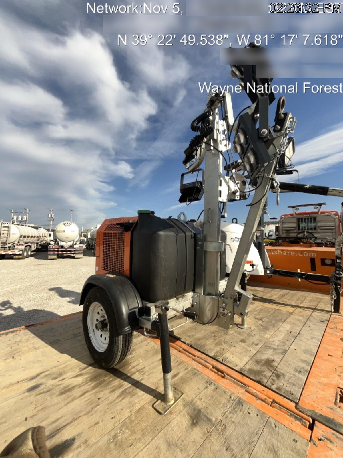 2024 Wanco WLTT-4MM4K Diesel, Deep Sea Controller, Shore Power Plug, Auto Start, (4) 350W LED Floodlights, 4kW Generator, 60 Gal Fuel Tank, 2" Ball, T3