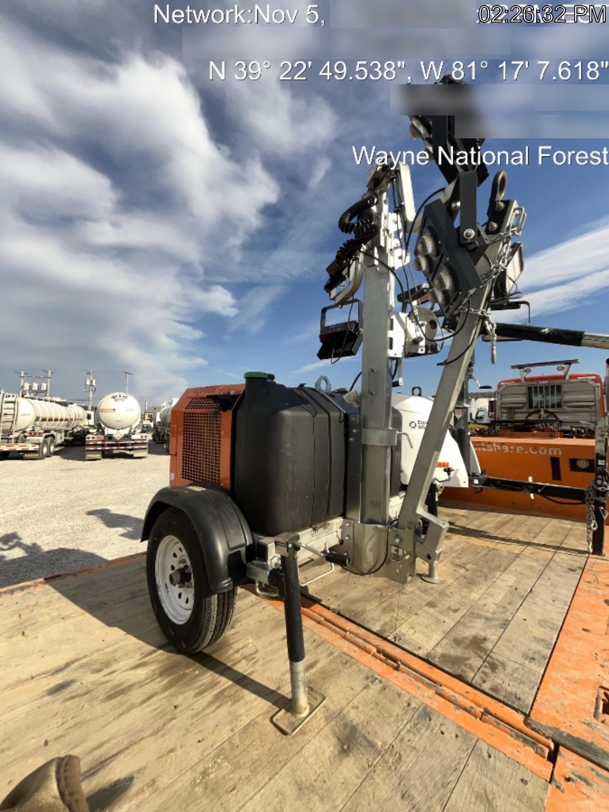 2024 Wanco WLTT-4MM4K Diesel, Deep Sea Controller, Shore Power Plug, Auto Start, (4) 350W LED Floodlights, 4kW Generator, 60 Gal Fuel Tank, 2" Ball, T3
