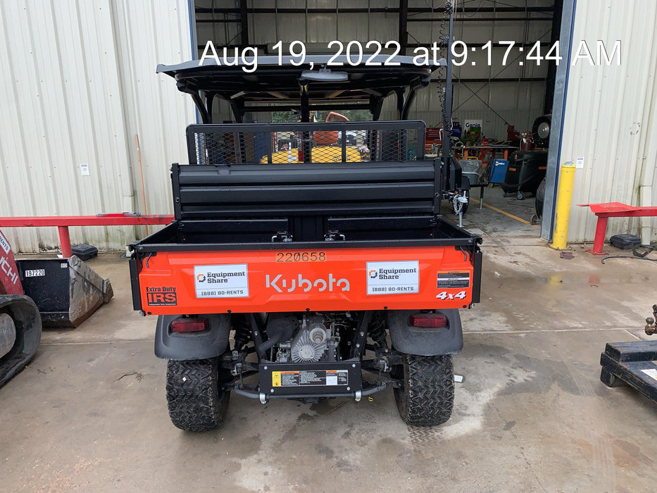 2022 Kubota RTV-X1140W-H Plastic Canopy, Windshield Acrylic Clear, LED Strobe Light, Wire Harness Kit, Back up Alarm