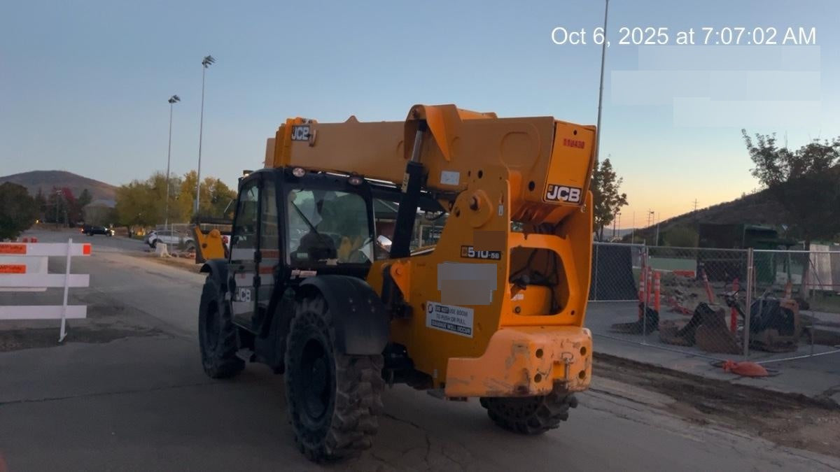 2020 JCB 510-56 Cab/Heat/Air, Solid Tires, Work Lights, Beacon, Aux Hydraulics, Back up Alarm, Lifting Eye, ES Decals