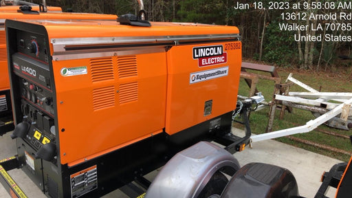 2022 Lincoln Electric LE400 Kubota V1505, Trlr, Cable Rack, Light Kit, ES Decals, T3