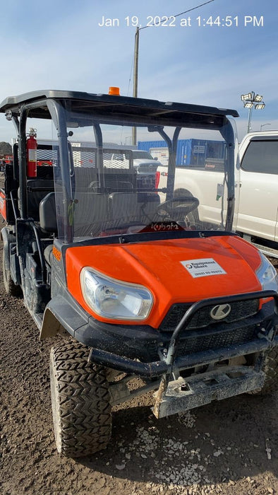 Kubota RTV-X1140W-H 4WD utility cart -LED strobe -Windshield tempered glass -Plastic canopy -Wire harness kit -Backup alarm