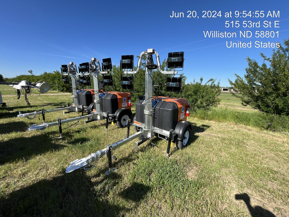 2024 Wanco WLTT-4MM4K Diesel, Deep Sea Controller, Shore Power Plug, Auto Start, (4) 350W LED Floodlights, 4kW Generator, 60 Gal Fuel Tank, 2" Ball, T3