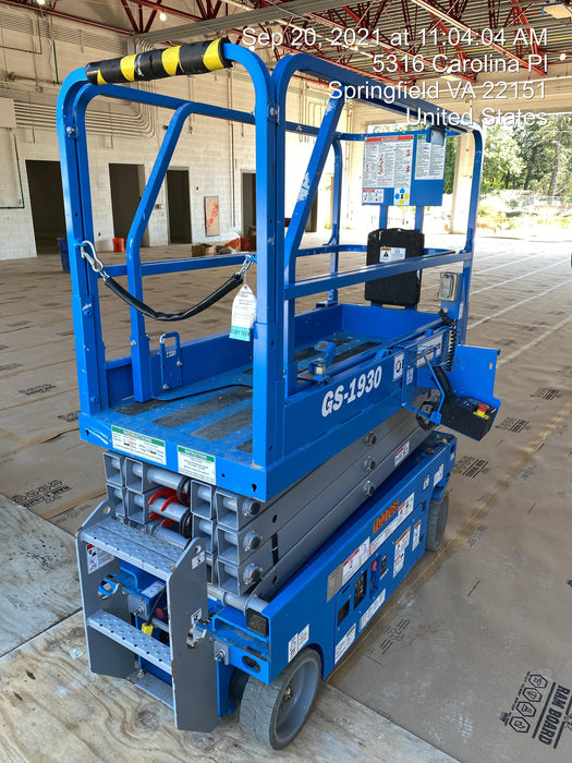 2020 Genie GS-1930 Fixed rails with chain entry gate - Pre A92.20