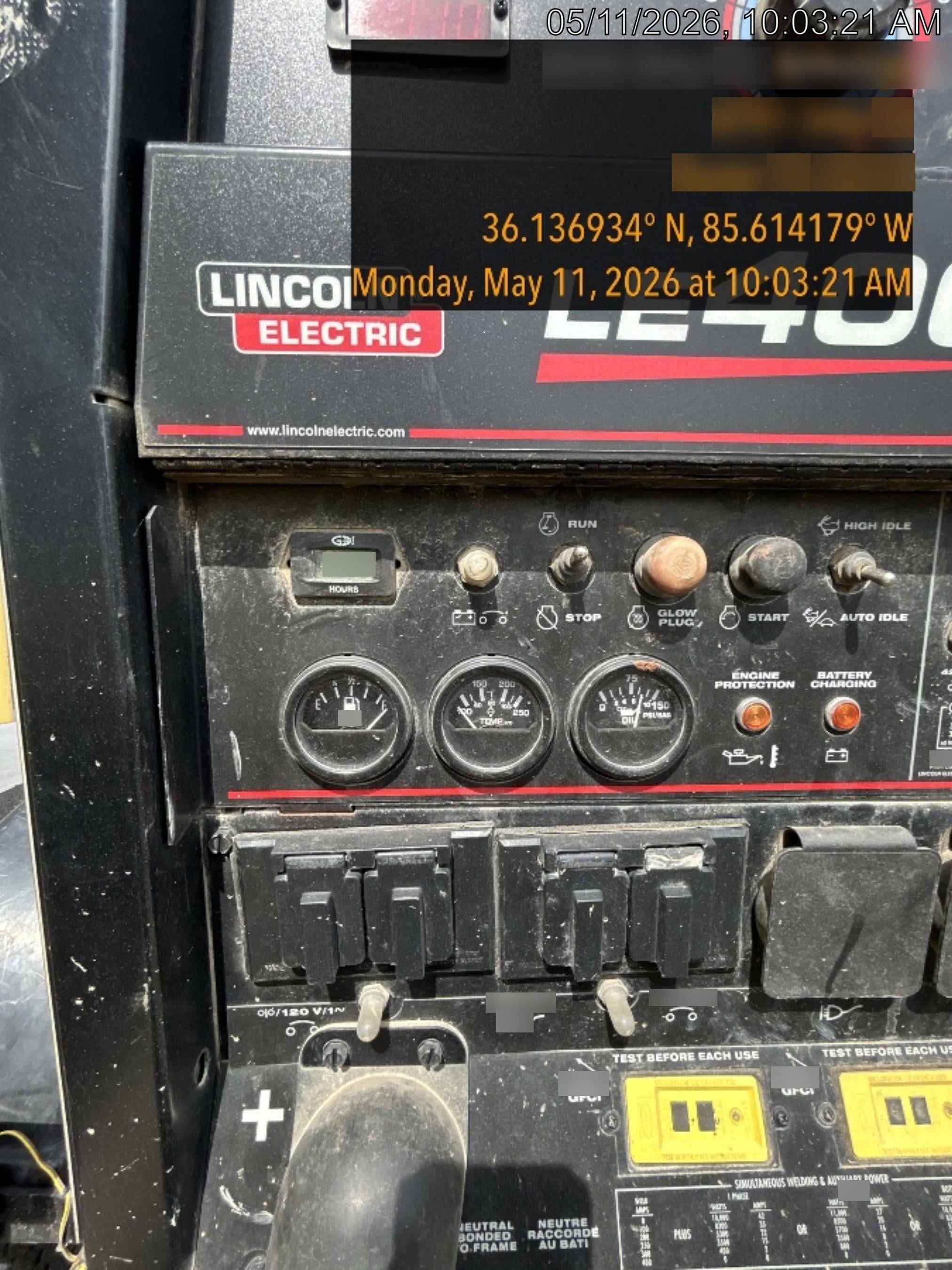 2024 Lincoln Electric LE400 Kubota V1505, Trlr, Cable Rack, Light Kit, ES Decals, T3