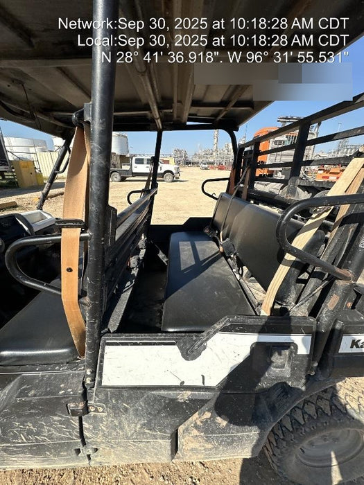 2022 Kawasaki Mule PRO-DXT Standard Options, Backup Alarm, Beacon, Plastic Hard Top, Poly Windshield, Horn Kit