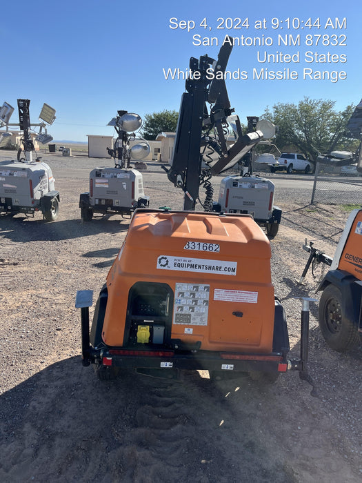 2023 Generac MLT2 Diesel, Flex Switch 120V Input, Powerzone Controller, (4) 320W LED Lights, 4kW Generator, 39.9 Gal Fuel Tank, 2" Ball, T3