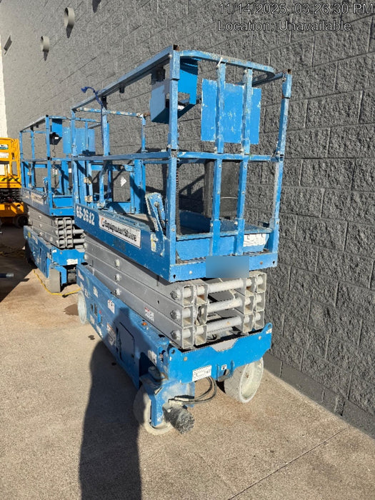 2019 Genie GS-2632 Folding rails with half height swing gate