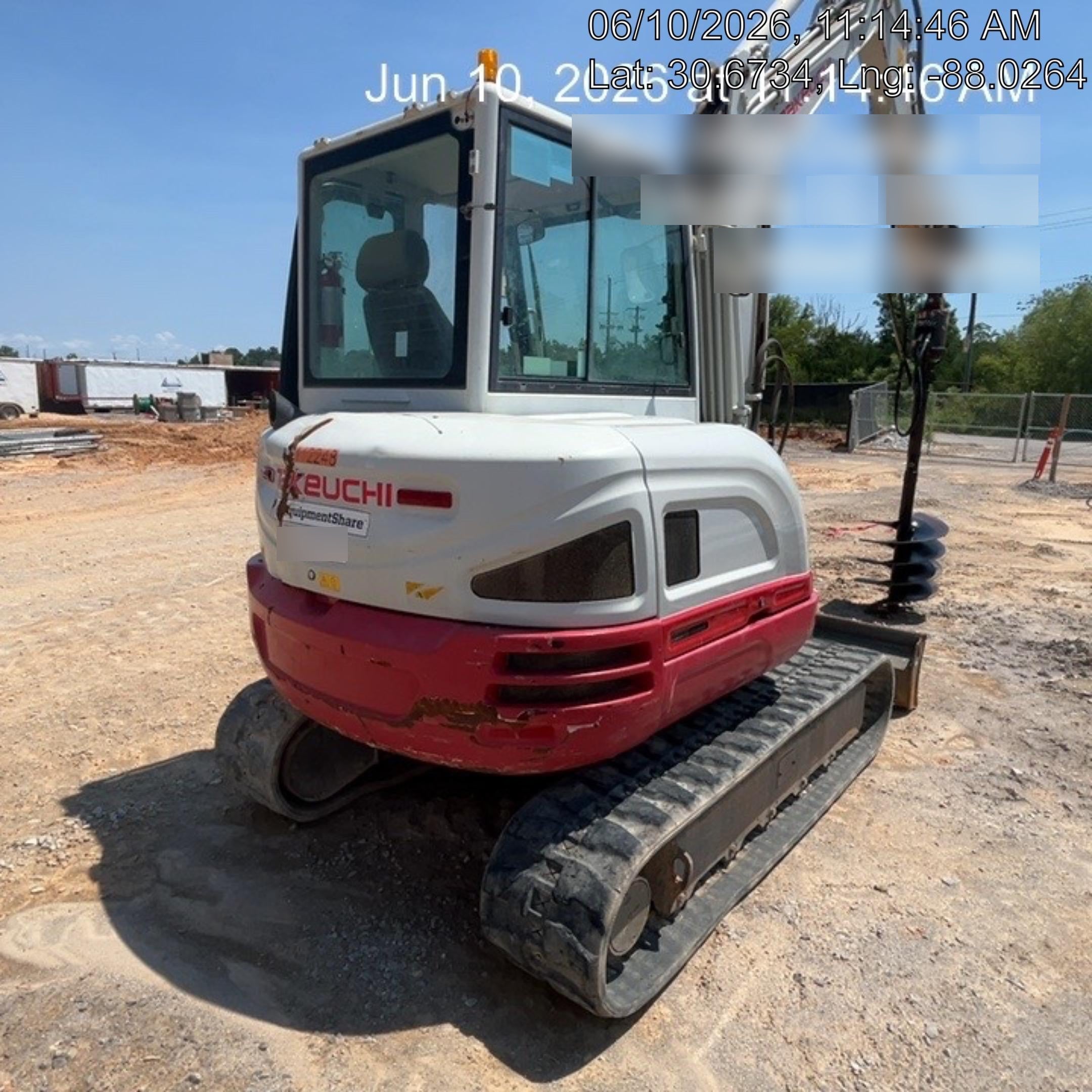 2020 Takeuchi TB250-2C Cab/Heat/Air, Rubber Tracks, Manual TAG QC