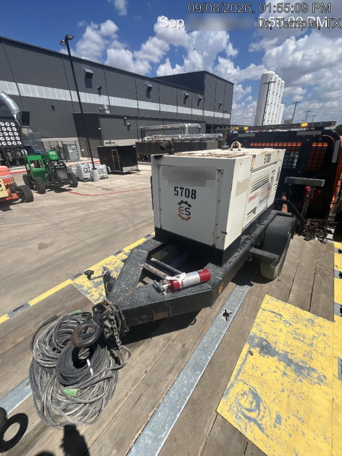 2017 Multiquip DLW400ESA4 MultiQuip 400 amp Welder, 14kW, 120/240V, T4F Kubota + 100' welding cable set