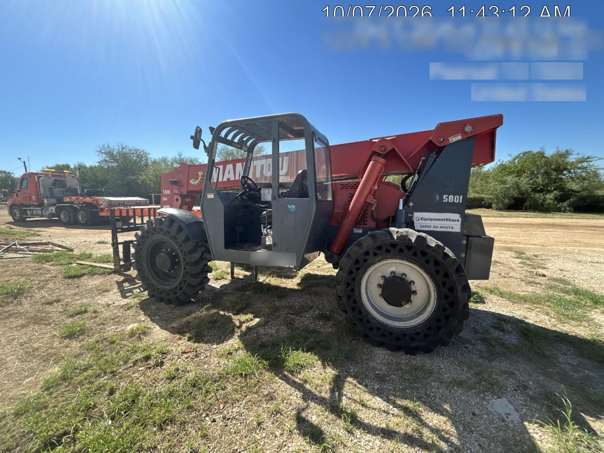 2017 Manitou 12042 Manitou MTA 12042, Solid Tires, 66" Carriage, Open ROPS, Flashing Beacon and Work Light Package