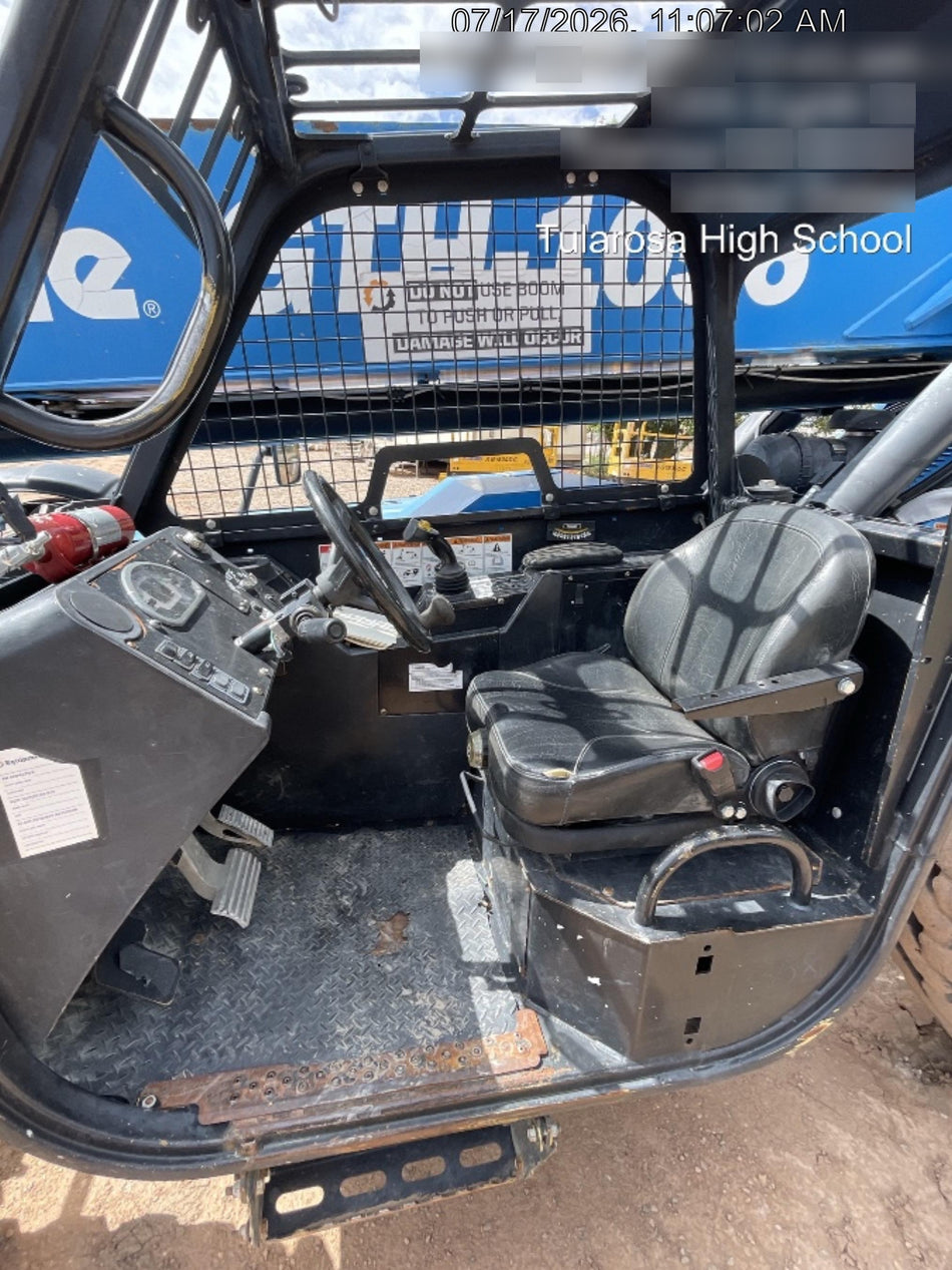 2018 Genie GTH-1056 Genie GTH-1056 w/ROPS, Work Lights, Solid Tires, RH Cab Mesh, Beacon, 60" Carriage and Forks