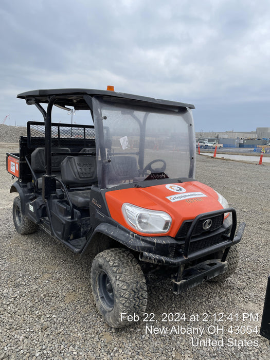 2022 Kubota RTV-X1140W-H Plastic Canopy, Windshield Acrylic Clear, LED Strobe Light, Wire Harness Kit, Back up Alarm
