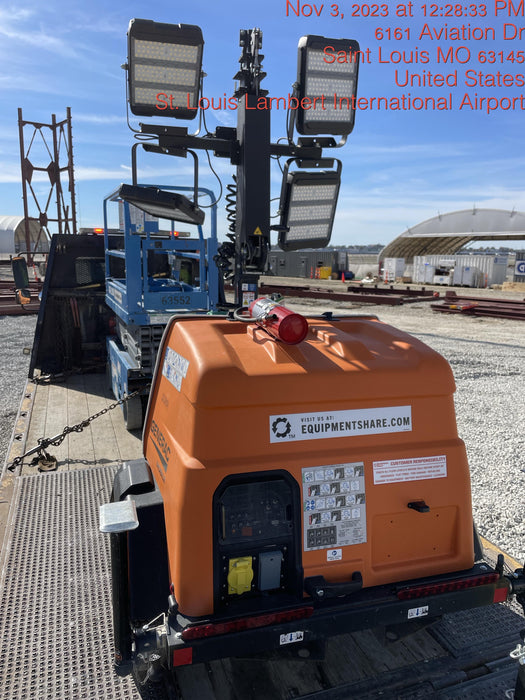 2023 Generac MLT2 Diesel, Flex Switch 120V Input, Powerzone Controller, (4) 320W LED Lights, 4kW Generator, 39.9 Gal Fuel Tank, 2" Ball, T3