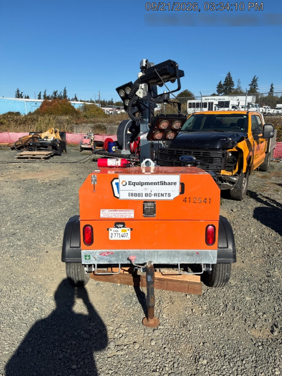 2024 Wanco WLTT-4MM4K Diesel, Deep Sea Controller, Shore Power Plug, Auto Start, (4) 350W LED Floodlights, 4kW Generator, 60 Gal Fuel Tank, 2" Ball, T3