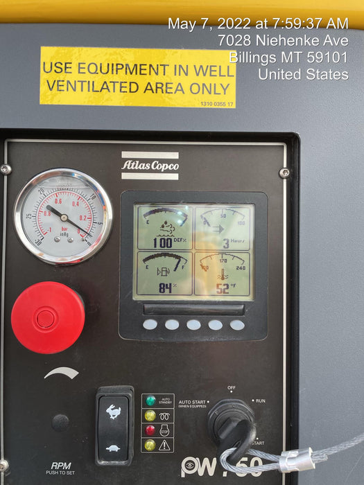 2021 ATLAS COPCO PAC H108 JD