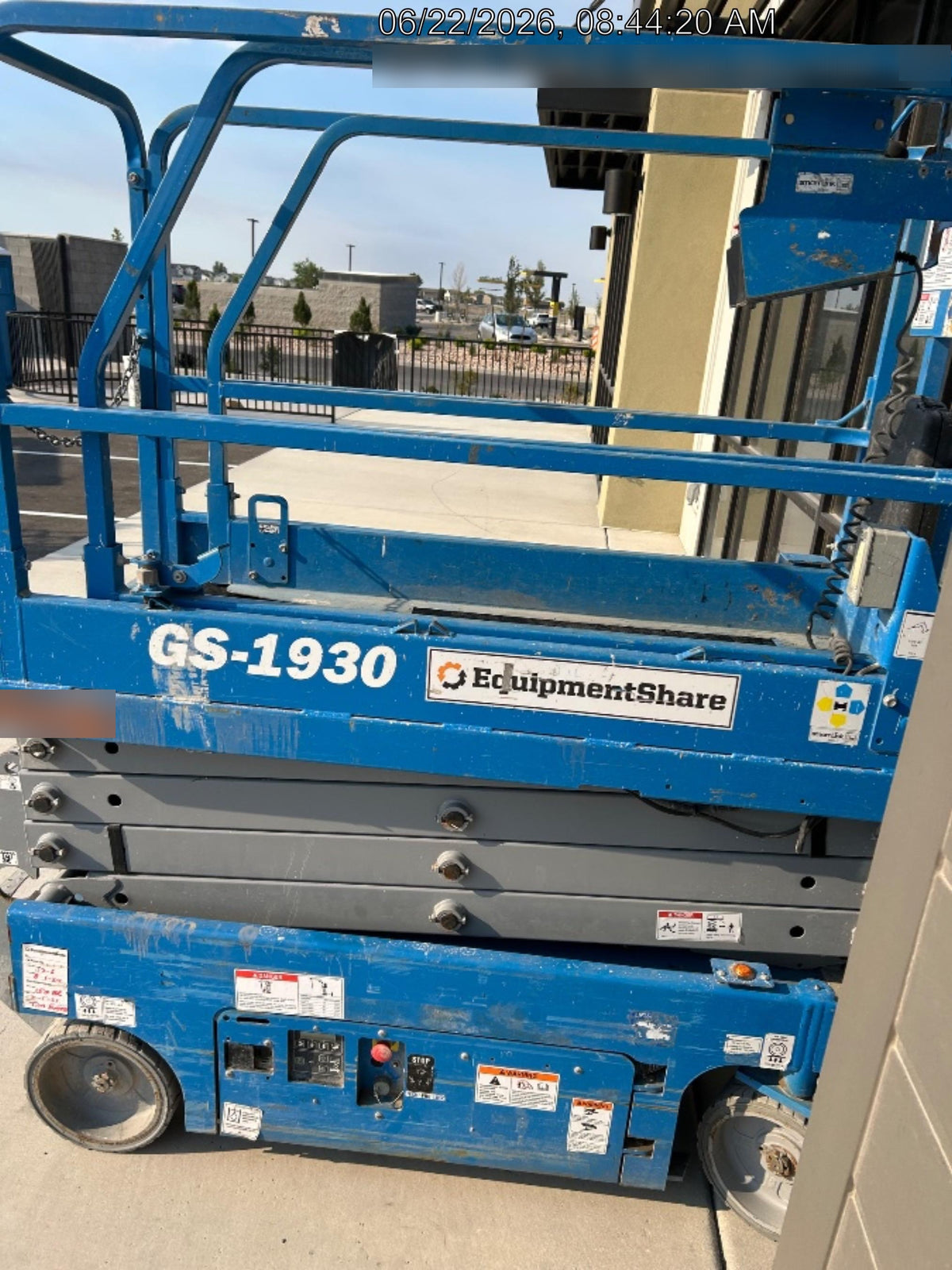2019 Genie GS-1930 Fixed rails with chain Entry