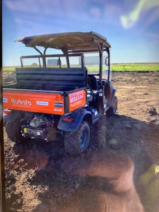 2021 Kubota RTV-X1140W-H Plastic Canopy, Windshield Acrylic Clear, LED Strobe Light, Wire Harness Kit, Back up Alarm