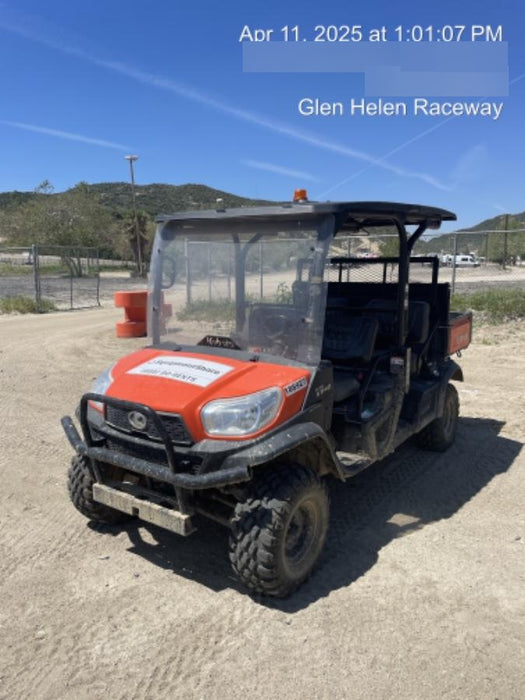 Kubota RTV-X1140W-H Plastic Canopy, Windshield Acrylic Clear, LED Strobe Light, Wire Harness Kit, Back up Alarm