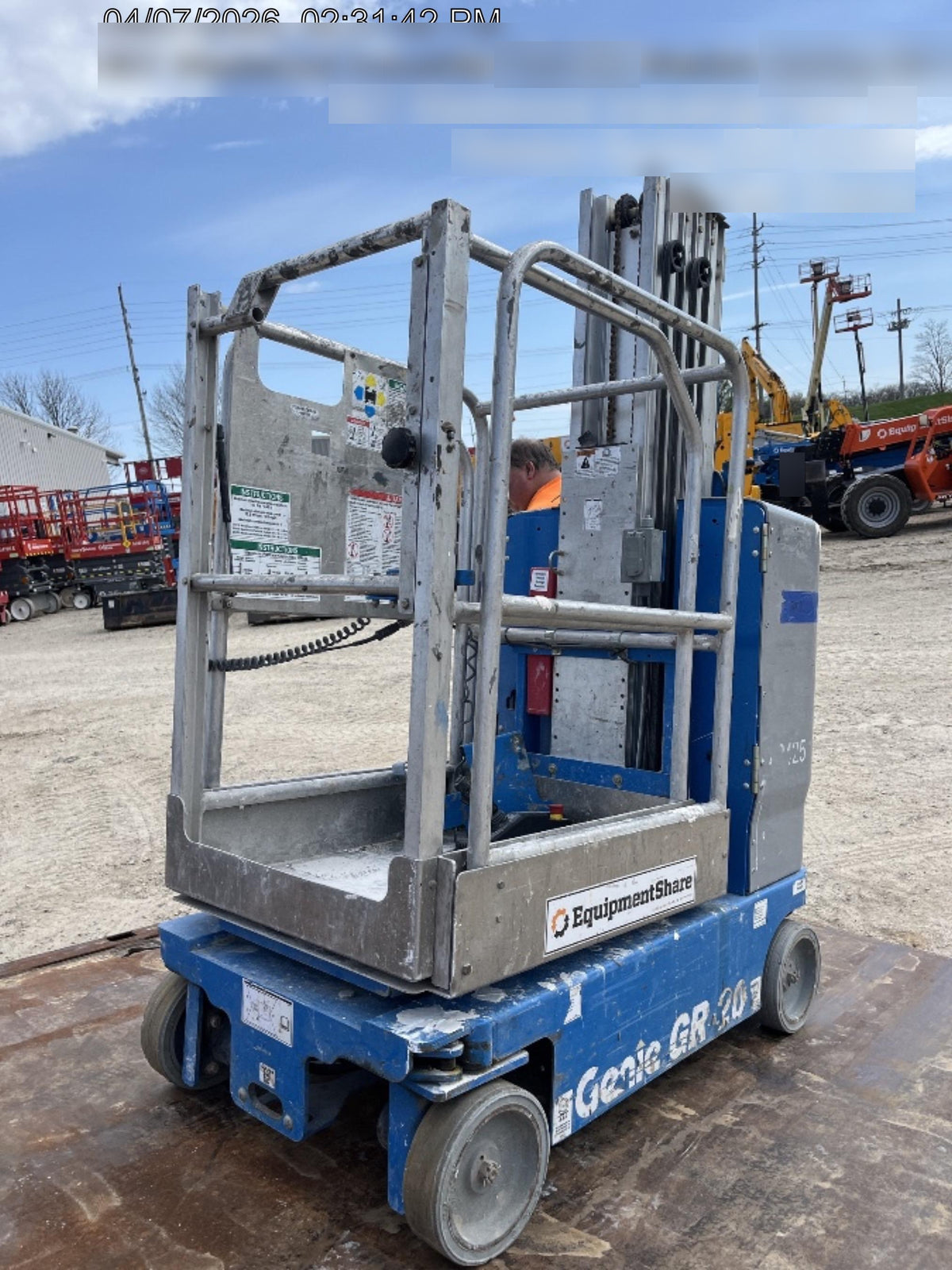 2019 GENIE GR-20