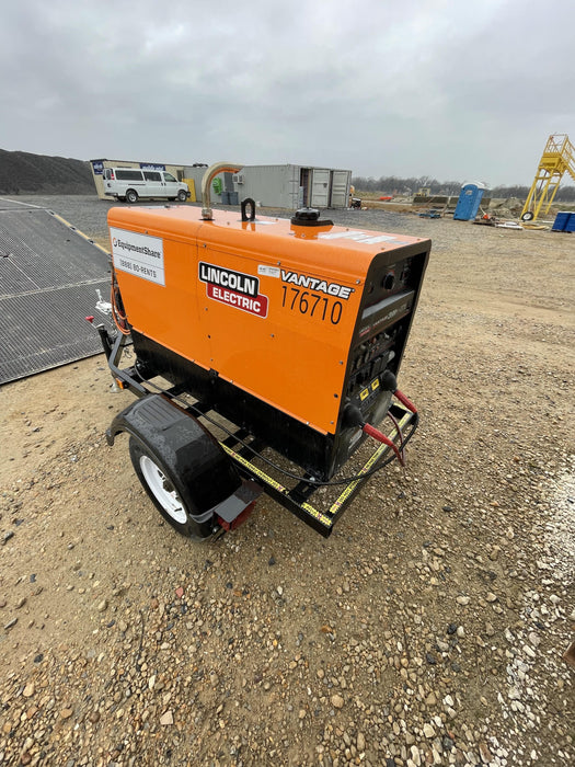 2021 Lincoln Electric Vantage 322 Vantage 322 Ready Pak 3 w/ Decals, ORANGE (includes trailer, cable rack, fender light kit) NO Telematics