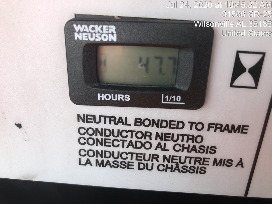 2019 Wacker Neuson LTV6L-MH Wacker Neuson LTV6L Mobile Light Tower w/Fuel Level Sensor Installed