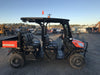 2019 Kubota RTV-X1140W-H 4wd Utility Cart, LED Strobe, Windshield Tempered Glass, Plastic Canopy, Wire Harness Kit, Backup Alarm