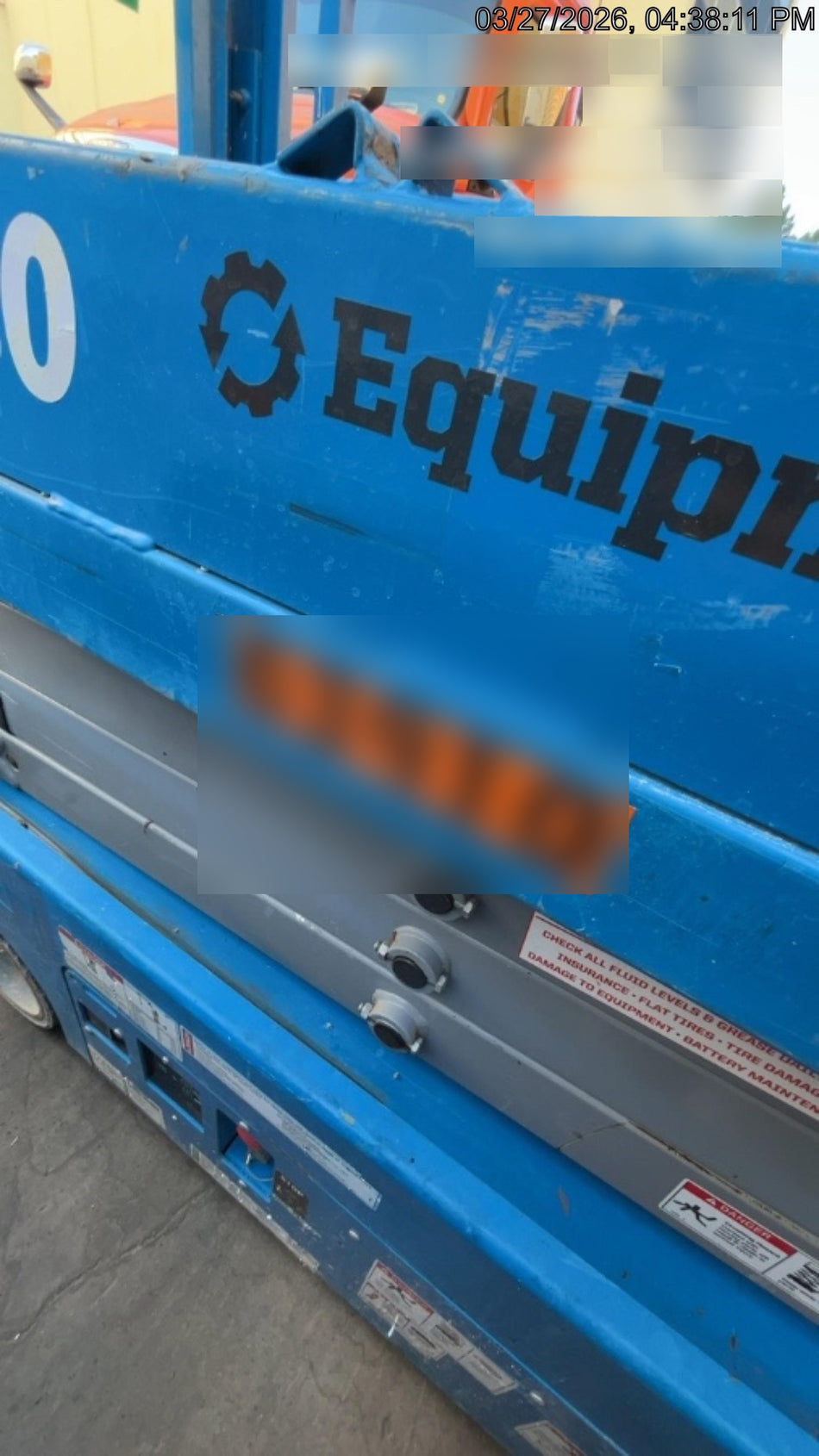 2020 Genie GS-1930 Solid Non Marking Tires, Beacon, Folding rails with half height swing gate