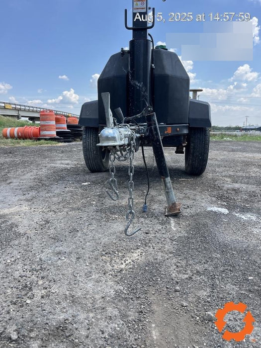 2022 Allmand NLV3GR (4) LED Light Fixture 350W, 23' Vertical Mast, 3kW Prime, Towable, Deep Sea L401, Leveling Jacks, Yanmar T4F 5.8hp