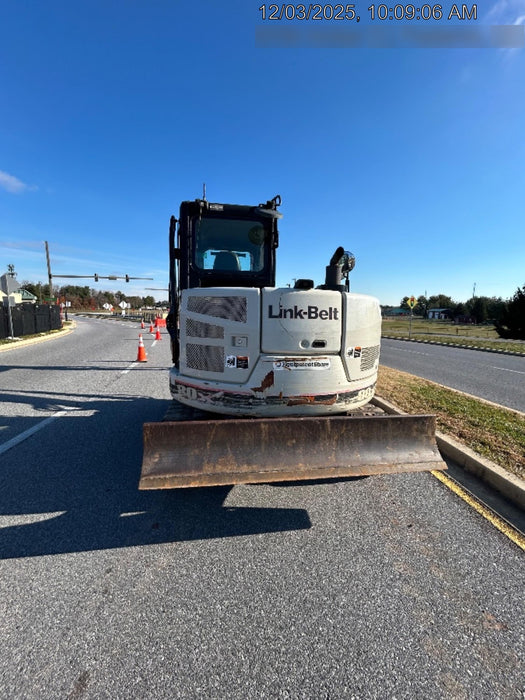 2020 Link-Belt 80X3EX 7'2" ARM, 17.7" rubber tracks, Multi function aux hydraulics