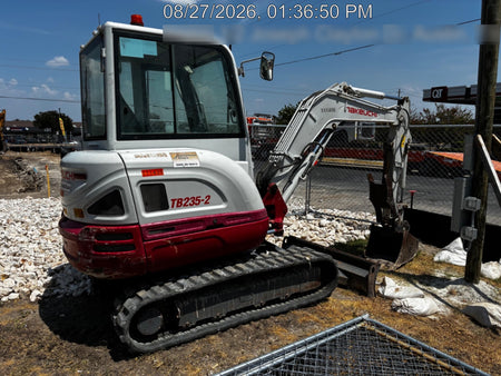 2020 Takeuchi TB-235-2CR Cab/Heat/Air, Rubber Tracks, Manual TAG QC