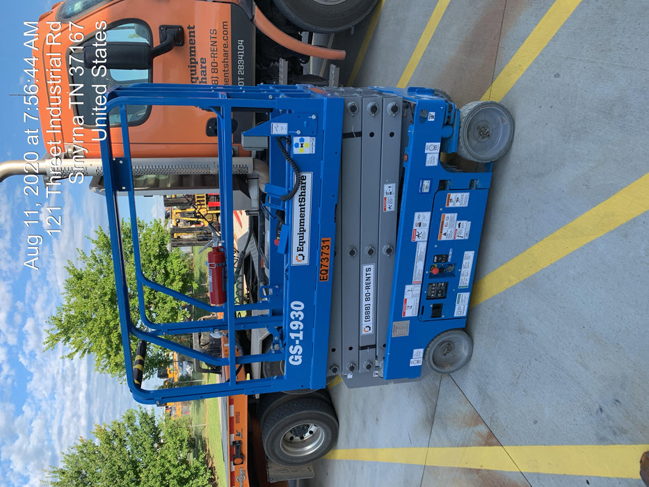 2020 Genie GS-1930 Fixed rails with chain entry gate - Pre A92.20