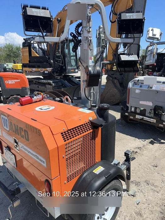 2024 Wanco WLTT-4MM4K Diesel, Deep Sea Controller, Shore Power Plug, Auto Start, (4) 350W LED Floodlights, 4kW Generator, 60 Gal Fuel Tank, 2" Ball, T3