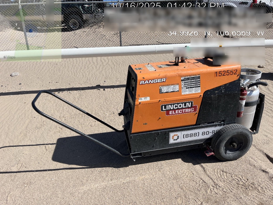 2021 Lincoln Electric Ranger 305 LPG LPG One-Pak (includes undercarriage, tank holder & tank strap) ORANGE