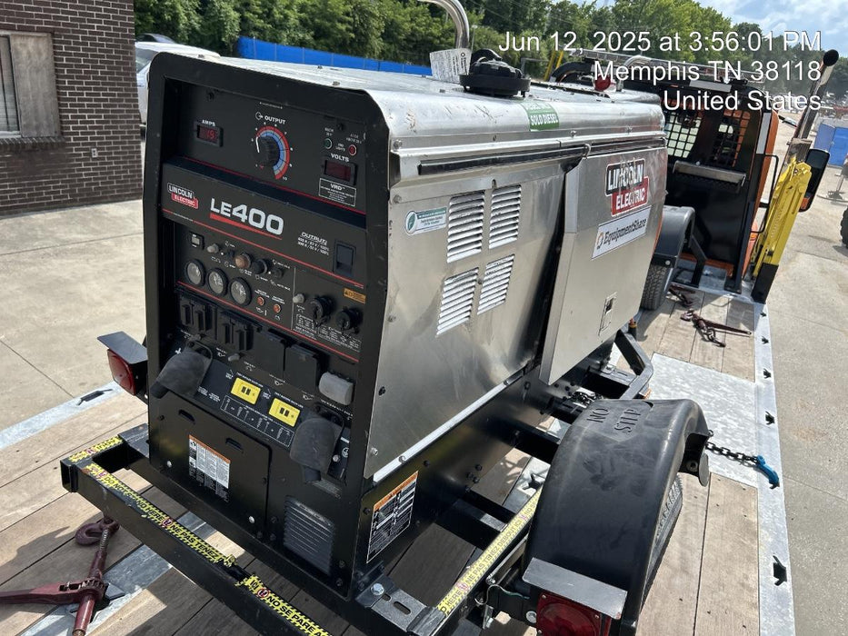 2024 Lincoln Electric LE400 Kubota V1505, Trlr, Cable Rack, Light Kit, ES Decals, T3