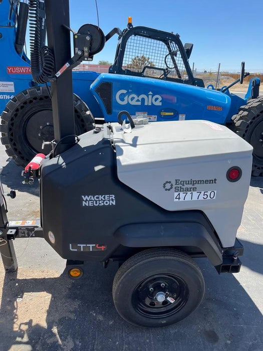 2024 Wacker Neuson LTT4 Diesel, Kohler KDW702, Deep Sea Controller, Auto Start, LED 320W, Bypass Outlet, T3