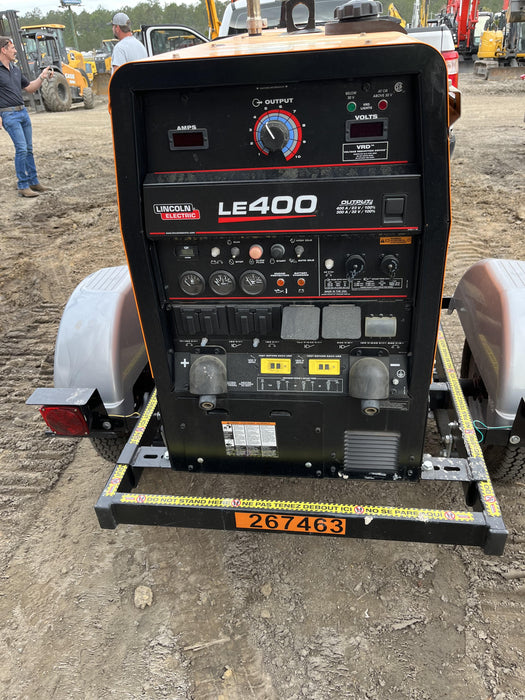 2022 Lincoln Electric LE400 Kubota V1505, Trlr, Cable Rack, Light Kit, ES Decals, T3