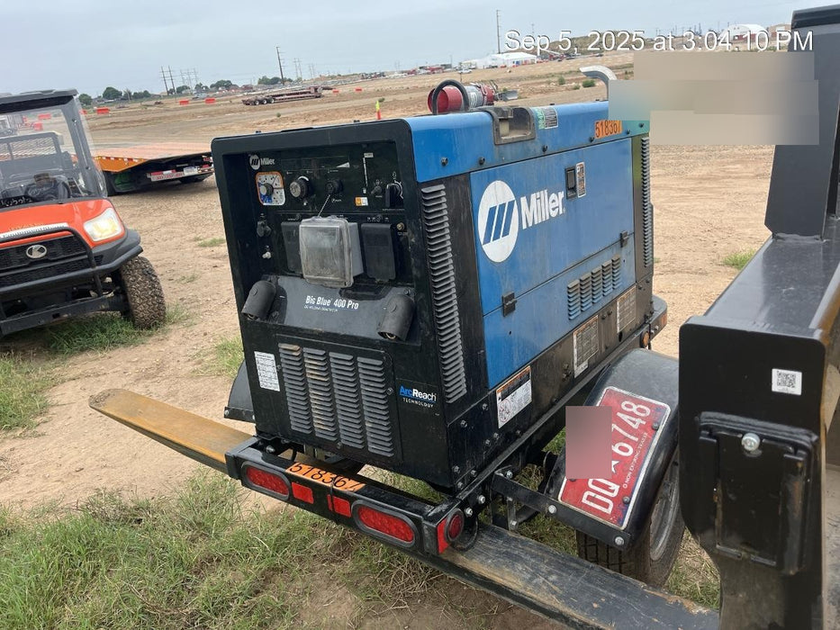2025 MILLER ELECTRIC BIG BLUE 400