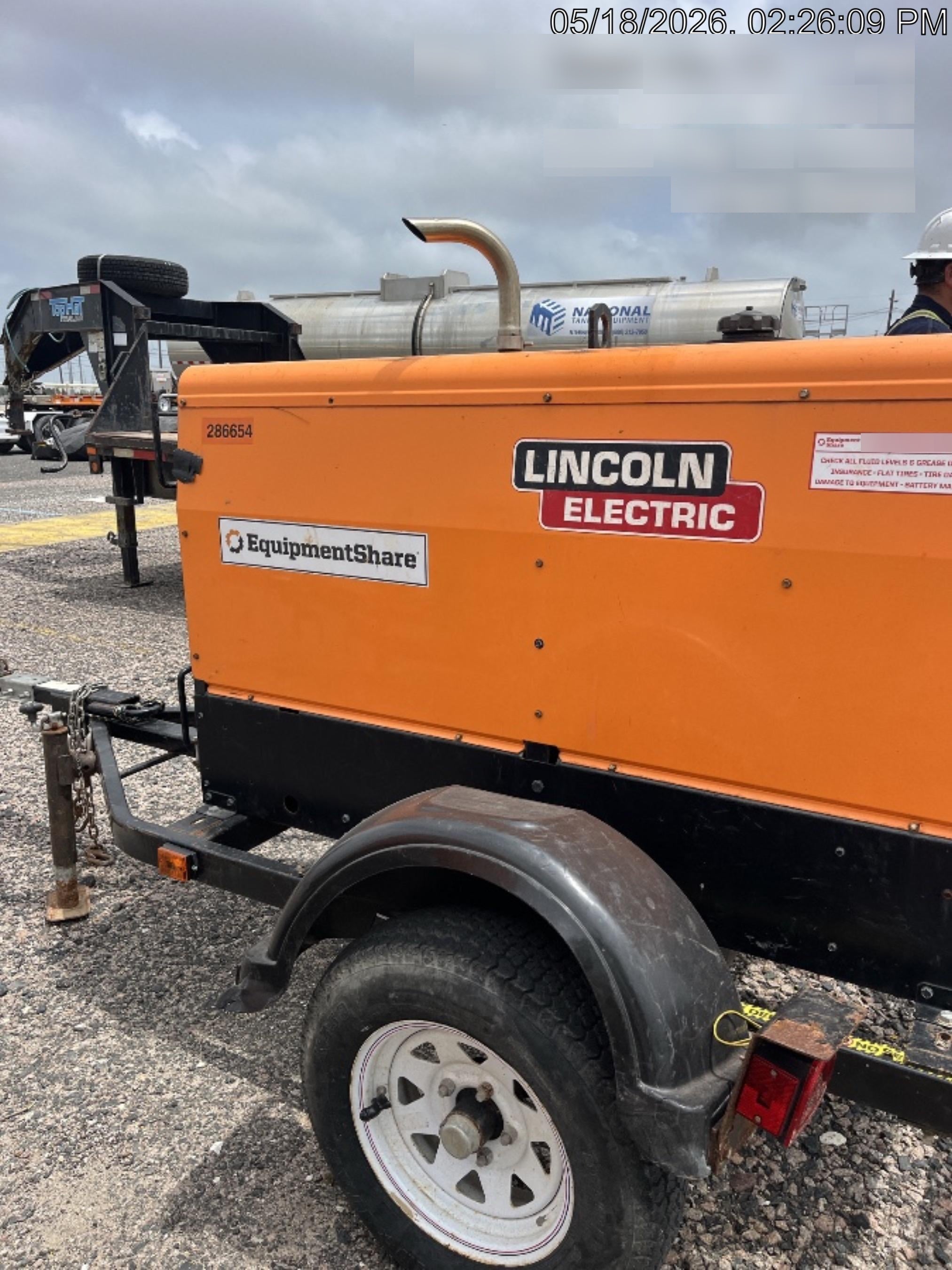 2022 Lincoln Electric LE400 Kubota V1505, Trlr, Cable Rack, Light Kit, ES Decals, T3