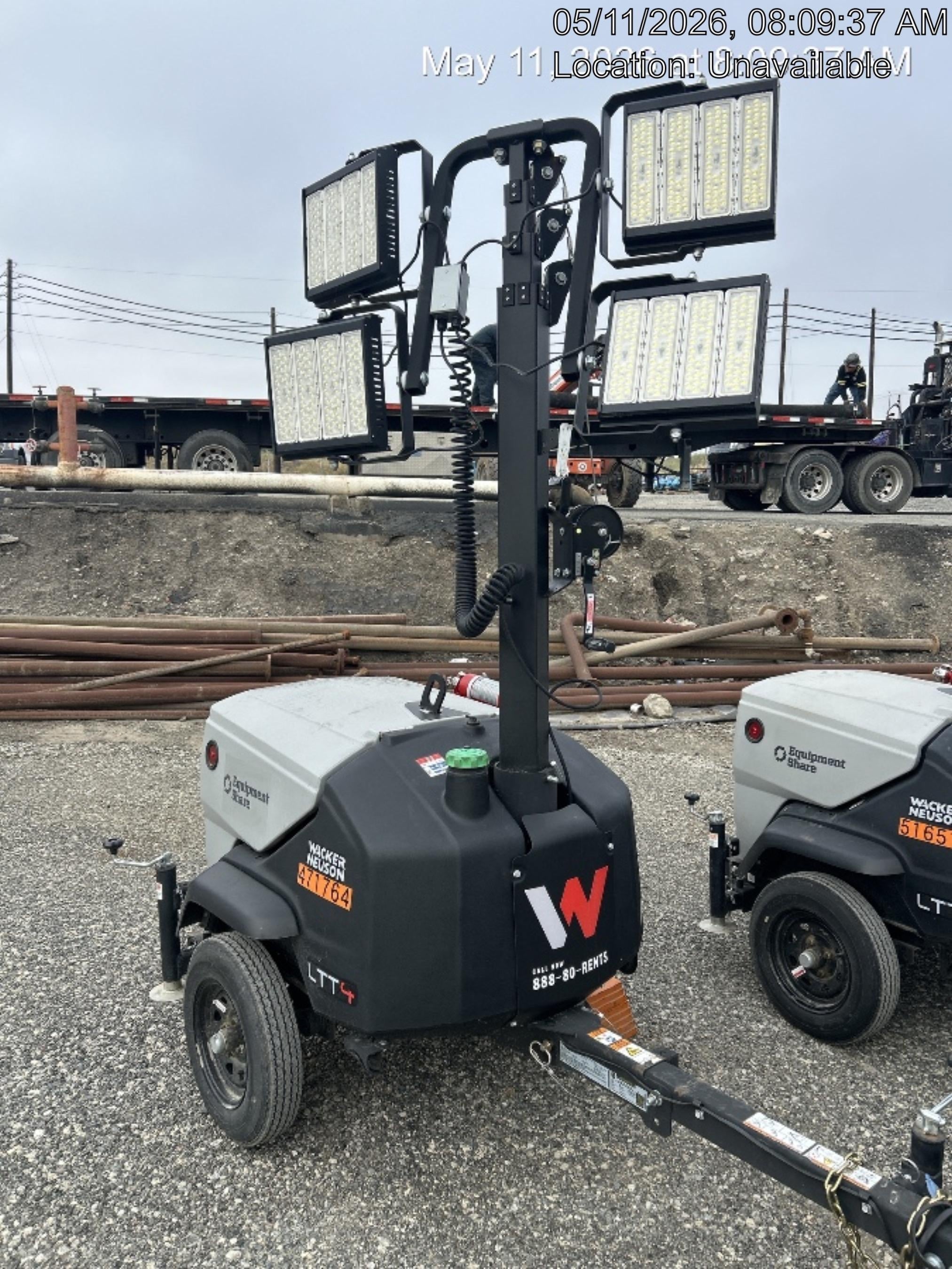 2024 Wacker Neuson LTT4 Diesel, Kohler KDW702, Deep Sea Controller, Auto Start, LED 320W, Bypass Outlet, T3