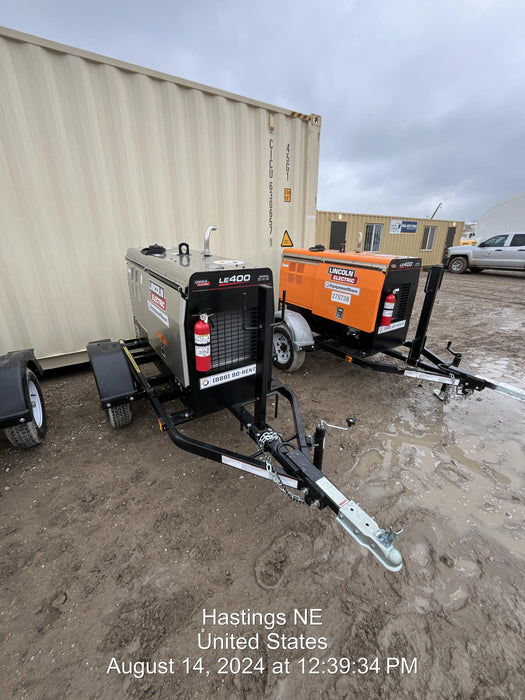 2024 Lincoln Electric LE400 Kubota V1505, Trlr, Cable Rack, Light Kit, ES Decals, T3