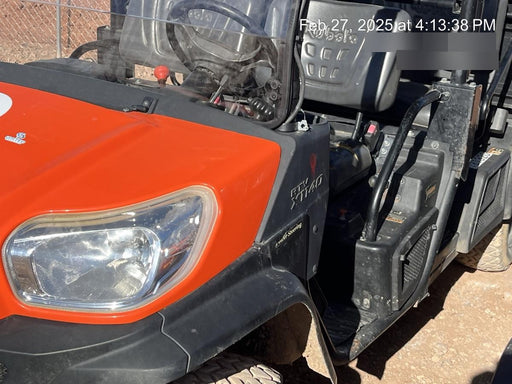 2021 Kubota RTV-X1140W-H Plastic Canopy, Windshield Acrylic Clear, LED Strobe Light, Wire Harness Kit, Back up Alarm
