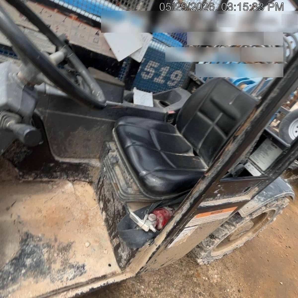 2019 Genie GTH-5519 Canopy, Solid RT Tires, LED Work Lights, Beacon w/48" Carriage, 48" Forks