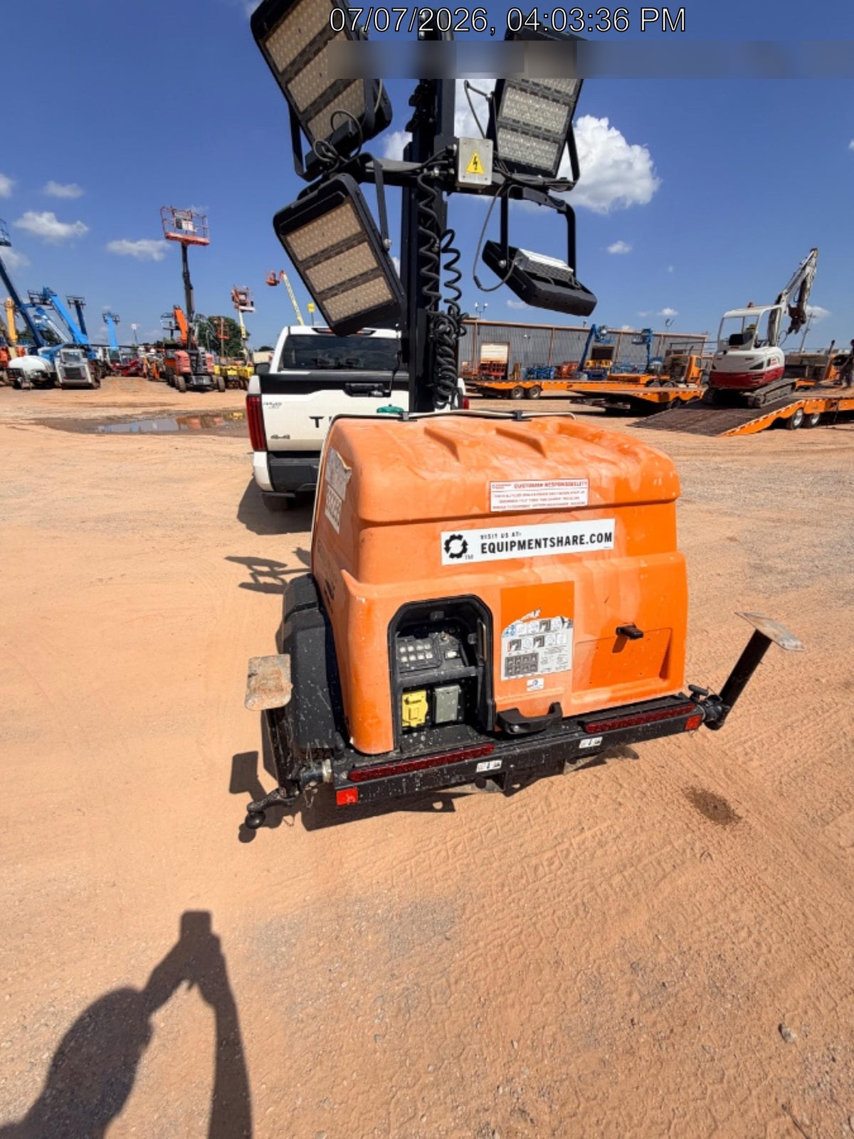 2023 Generac MLT2 Diesel, Flex Switch 120V Input, Powerzone Controller, (4) 320W LED Lights, 4kW Generator, 39.9 Gal Fuel Tank, 2" Ball, T3