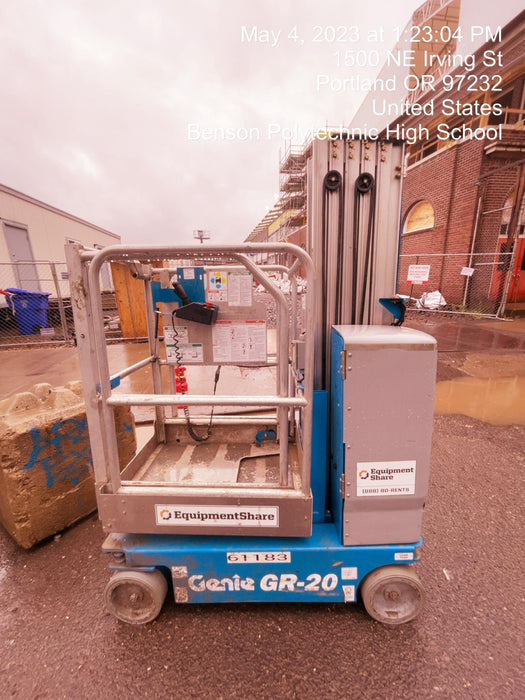 2019 GENIE GR-20