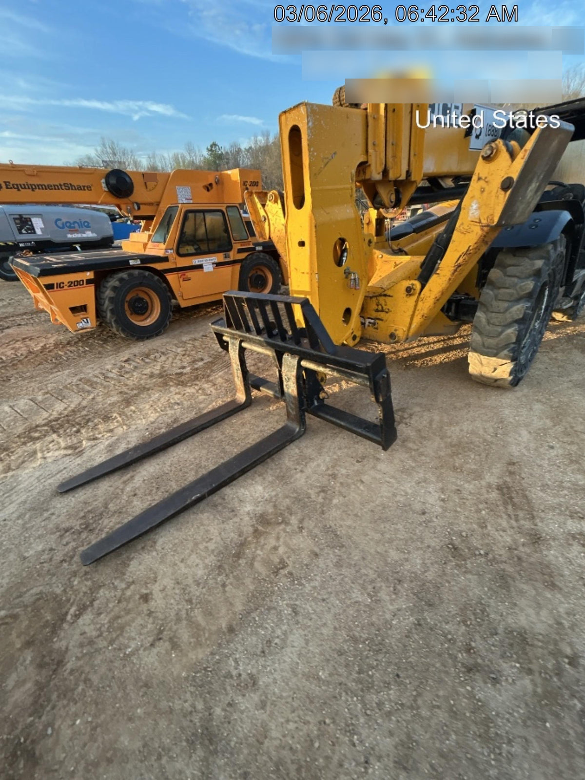 2020 JCB 510-56 Canopy, Solid Tires, Work Lights, Beacon, Aux Hydraulics, Back up Alarm, Lifting Eye, ES Decals