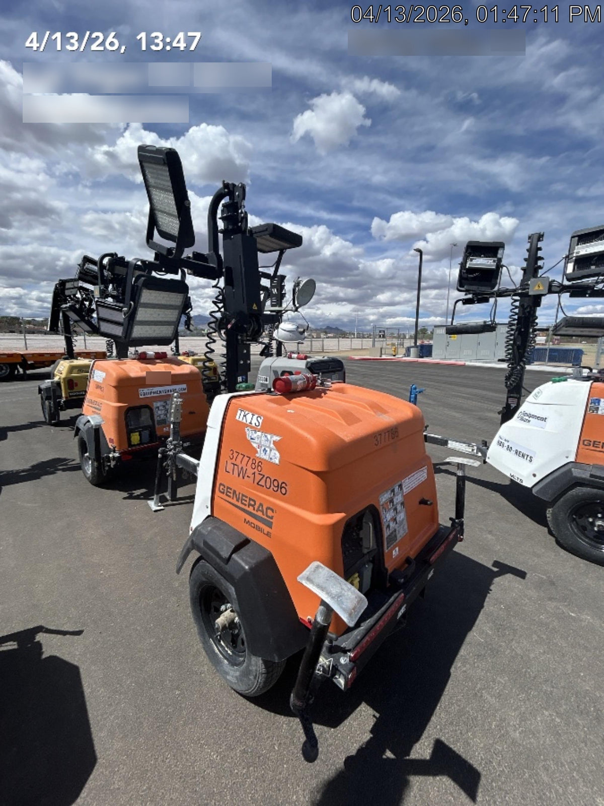 2023 Generac MLT2 Diesel, Flex Switch 120V Input, Powerzone Controller, 
(4) 320W LED Lights, 4kW Generator, 39.9 Gal Fuel Tank, 2" Ball, T3